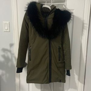 Rudsak Olive Green Small Winter Coat. Great condition.